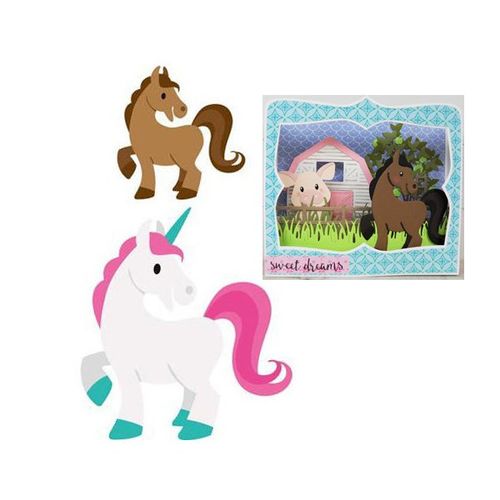 Marianne Design - Collectables Dies - Eline's Horse & Unicorn COL1408