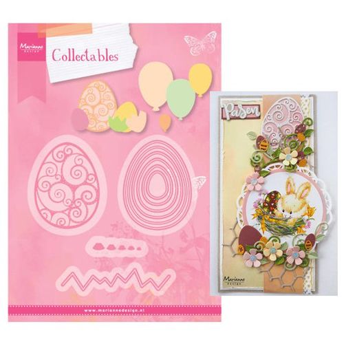 Marianne Design - Collectables Dies - Easter Eggs & Balloons COL1425