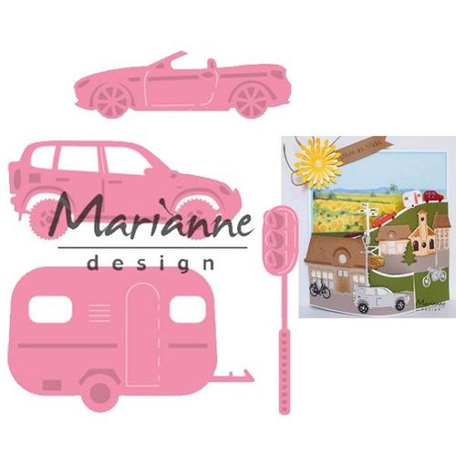 Marianne Design - Collectables Dies - Village Decoration #3 (Cars) COL1435