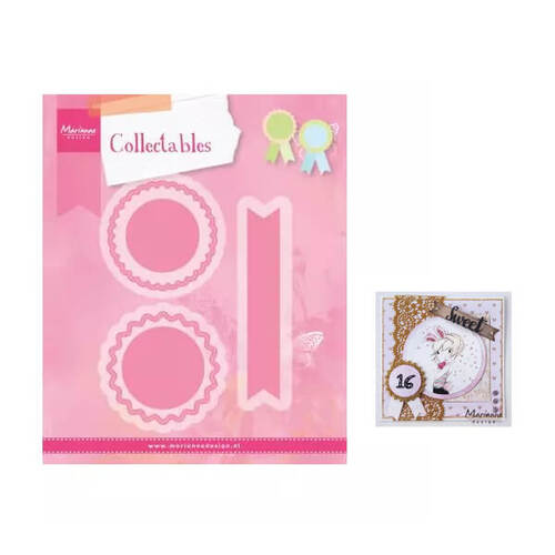 Marianne Design - Collectables Dies - Rosettes & Labels COL1444
