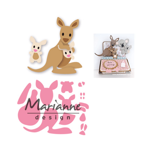 Marianne Design - Collectables Dies - Eline's Kangaroo & Baby COL1446