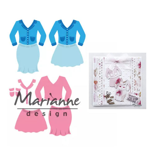 Marianne Design - Collectables Dies - Lady's Suit COL1453