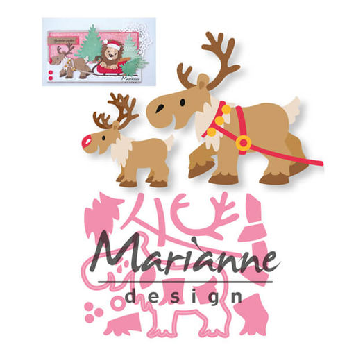 Marianne Design - Collectables Dies - Eline's Reindeer COL1461