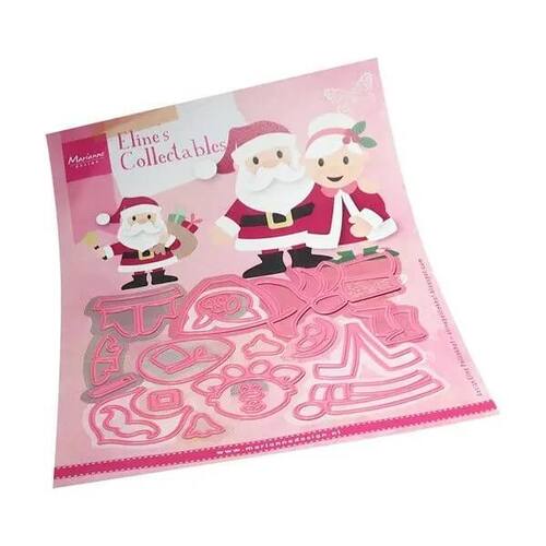 Marianne Design Collectables Cutting Dies - Eline's Santa & Mrs Claus COL1517