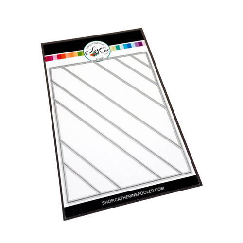 Catherine Pooler Cover Plate Dies - Angled Strips CPD1155