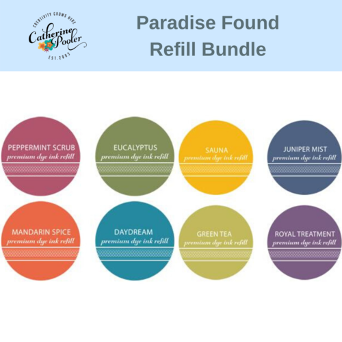 Catherine Pooler Ink Refill Bundle - Zen Collection: PARADISE FOUND 8 Colours