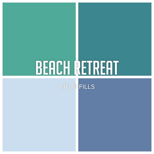 Catherine Pooler Ink Refill Bundle - BEACH RETREAT Collection 4 Colours