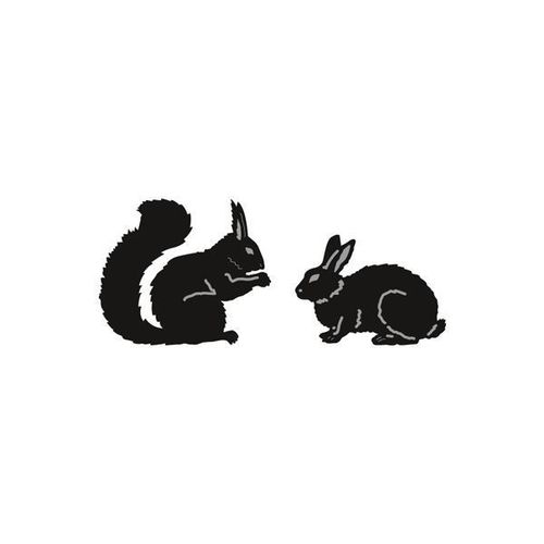 Marianne Design - Craftables Dies - TINY'S ANIMALS - SQUIRREL & RABBITS CR1340