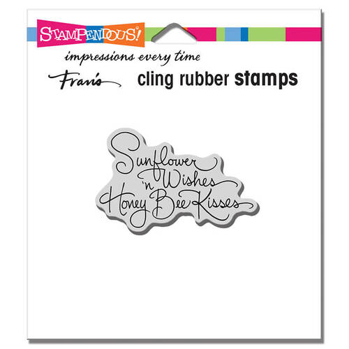 Stampendous Cling Stamp - Sunflower Kisses