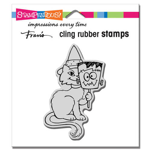 Stampendous Cling Stamp - Frankencat