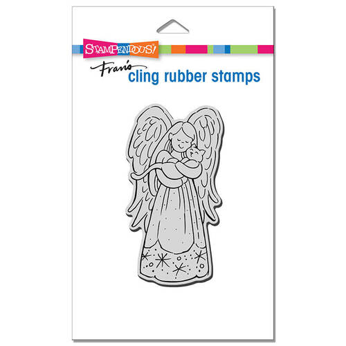 Stampendous Cling Stamp - Purrfect Angel