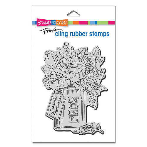 Stampendous Cling Stamp - Noel Flowers