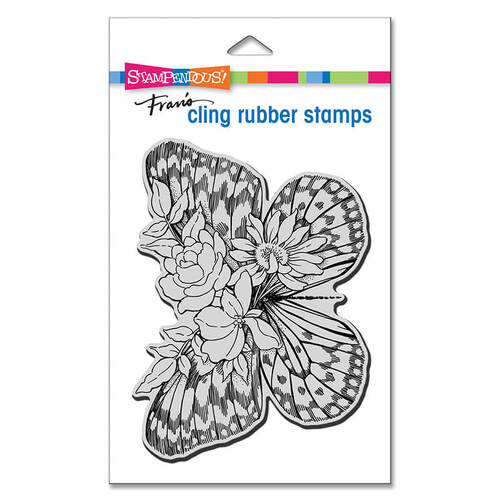 Stampendous Cling Stamp - Floral Flutter