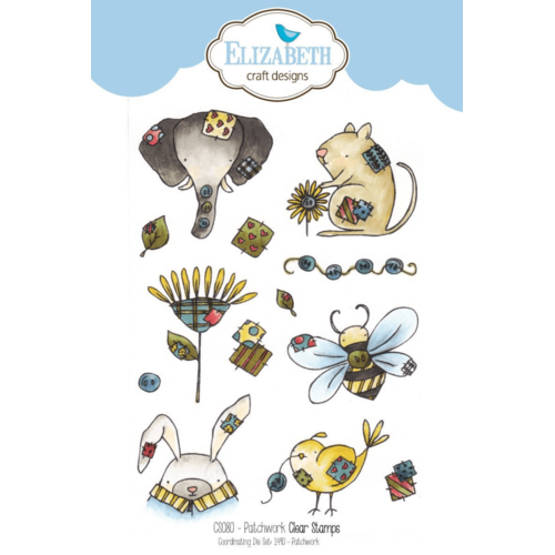 Elizabeth Craft Clear Stamps - Patchwork CS080 (Discontinued)