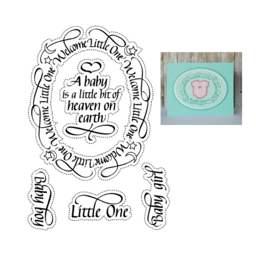 Elizabeth Craft Clear Stamps - A Way With Words-Welcome Little One CS099