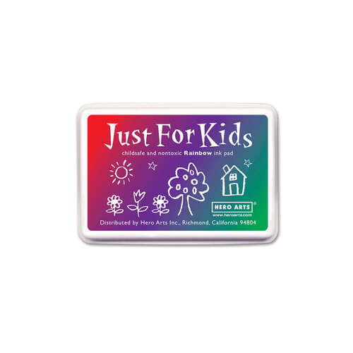 Hero Arts Just For Kids Ink Pad - JFK 3-Color Rainbow CS108