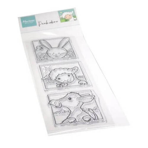 Marianne Design - Clear Stamps - Hetty's Peek-a-Boo Spring Animals CS1115