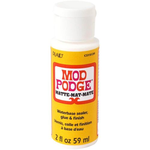 Mod Podge Matte Finish Waterbase Sealer, Glue, & Finish 59 ml