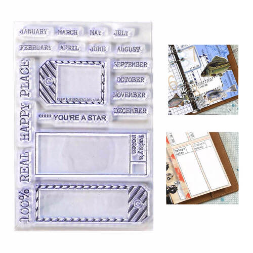 Elizabeth Crafts Clear Stamps - Sidekick Essentials 1 CS176