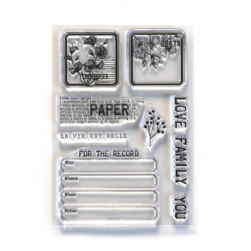 Elizabeth Crafts Clear Stamps - Paper Love CS214