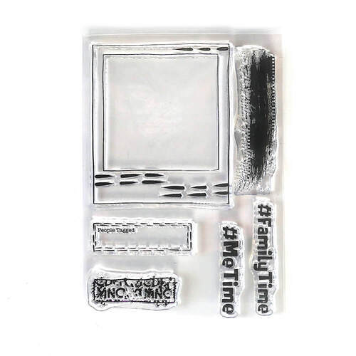 Elizabeth Crafts Clear Stamps - Polaroid Embellishments 2 CS218