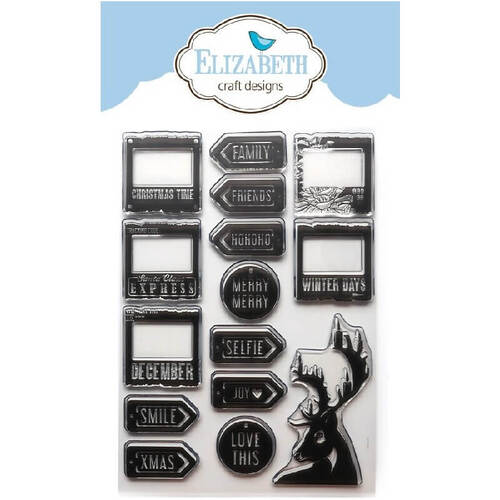 Elizabeth Craft Clear Stamps - Winter Days CS271