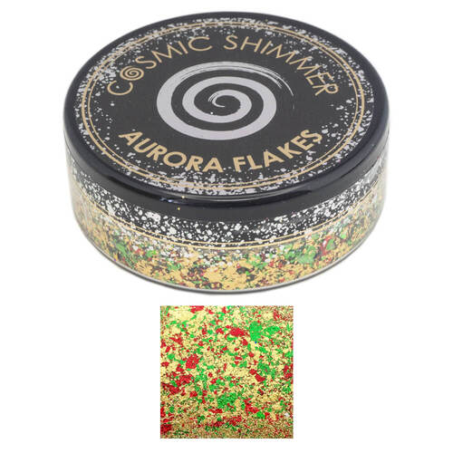Cosmic Shimmer Aurora Flakes 50ml - Festive Jewel