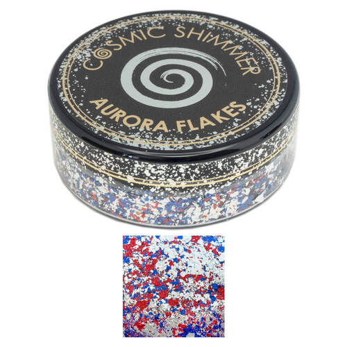 Cosmic Shimmer Aurora Flakes 50ml - Royal Sparkle