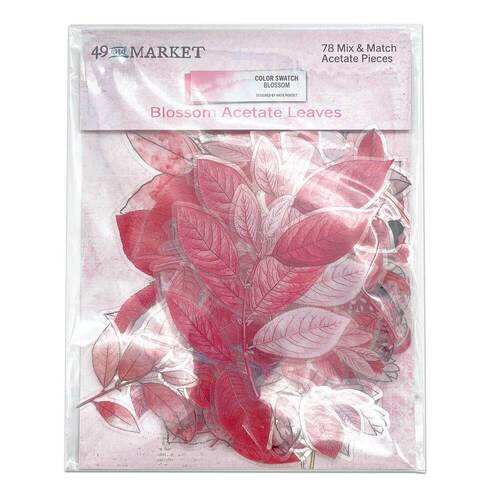 49 And Market - Color Swatch: Blossom Acetate Leaves
