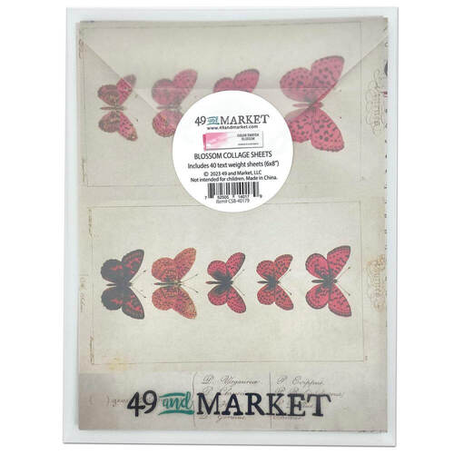 49 And Market Collage Sheets 6"X8" 40/Pkg - Color Swatch: Blossom