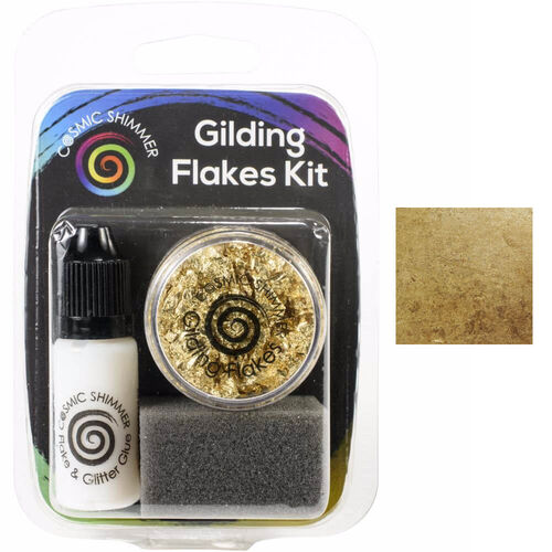 Cosmic Shimmer Gilding Flakes Kit - Golden Jewel