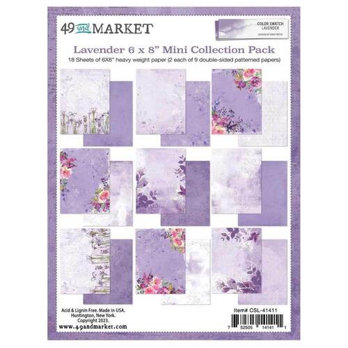 49 And Market Mini Collection Pack 6"X8" - Color Swatch: Lavender
