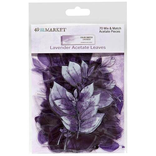 49 And Market - Color Swatch: Lavender Acetate Leaves