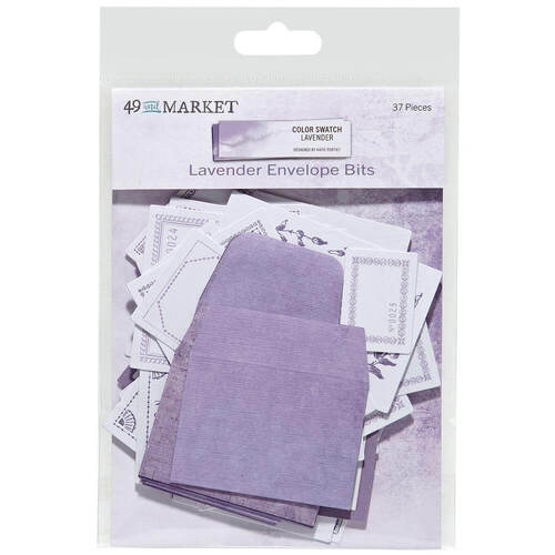 49 And Market - Color Swatch: Lavender Envelope Bits