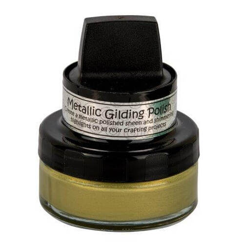 Cosmic Shimmer Metallic Gilding Polish 50ml - Golden Olive