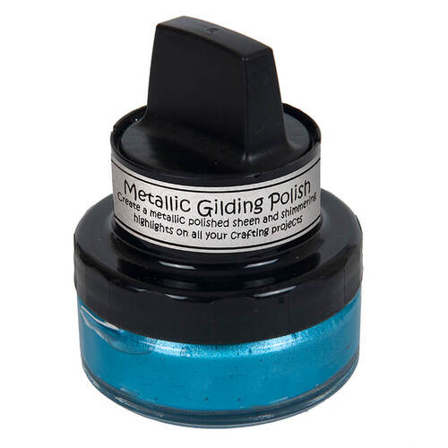 Cosmic Shimmer Metallic Gilding Polish 50ml - Ocean Teal