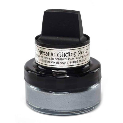 Cosmic Shimmer Metallic Gilding Polish 50ml - Pure Silver