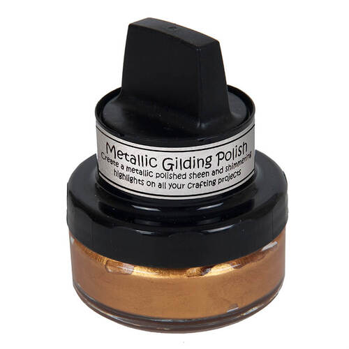 Cosmic Shimmer Metallic Gilding Polish 50ml - Gold Treasure
