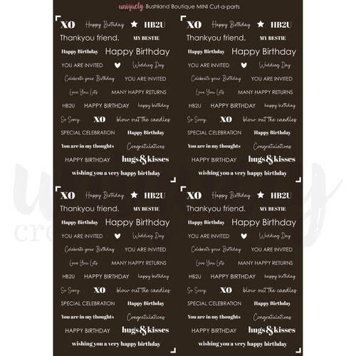 Uniquely Creative - Bushland Boutique Cut-a-Part Sheet Mini