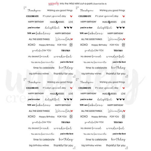 Uniquely Creative - Into the Wild Cut-a-Part Sheet Mini