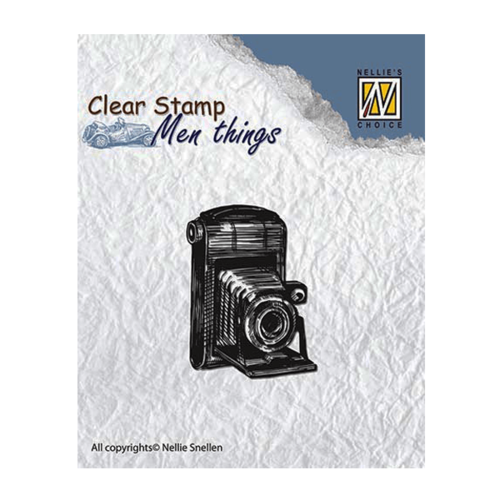 Nellie Snellen Clear Stamps Mens Things - Camera CSMT001