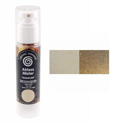 Cosmic Shimmer Pearlescent Airless Mister 50ml - Gold Rush