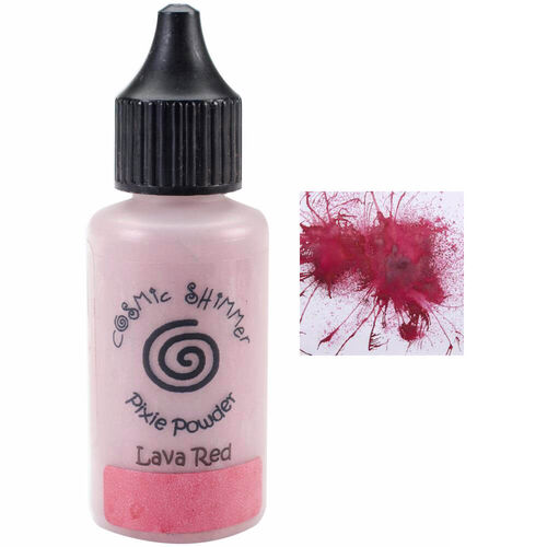 Cosmic Shimmer Pixie Powder 30ml - Lava Red