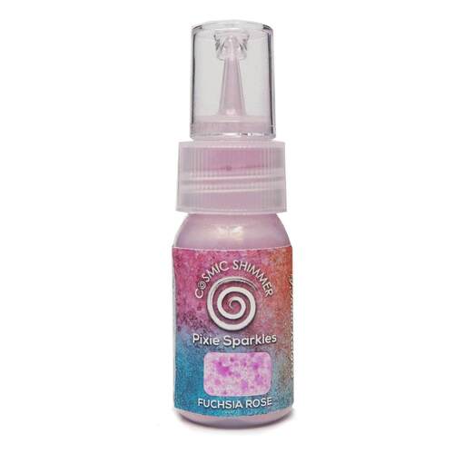 Cosmic Shimmer Pixie Sparkles 30ml - Fuchsia Rose (by Jamie Rodgers)