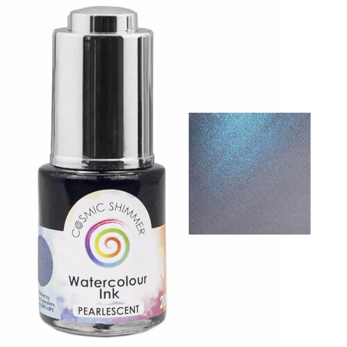 Cosmic Shimmer Pearlescent Watercolour Ink 20ml - Stormy Sky