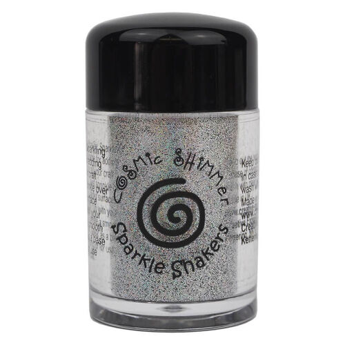 Cosmic Shimmer Sparkle Shaker - Silver Rainbow