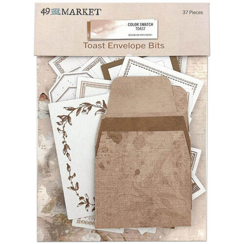 49 and Market - Color Swatch: Toast Envelope Bits