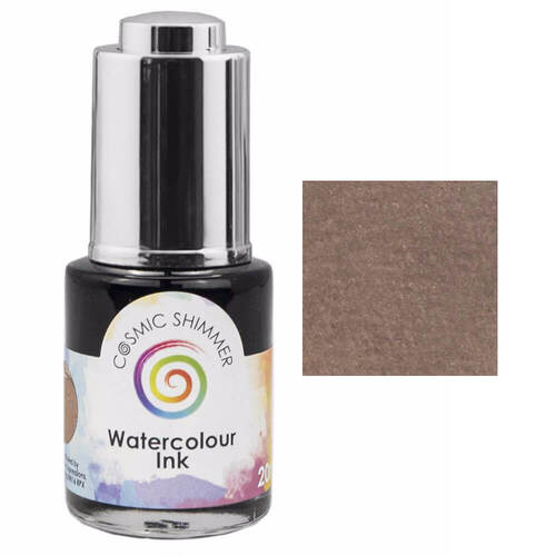 Cosmic Shimmer Watercolour Ink 20ml - Hazelnut
