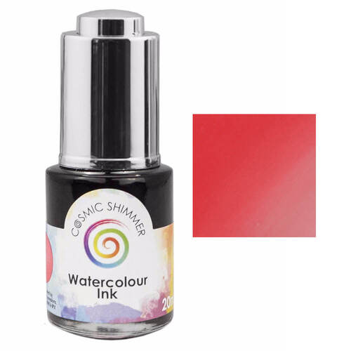 Cosmic Shimmer Watercolour Ink 20ml - Raspberry Jam