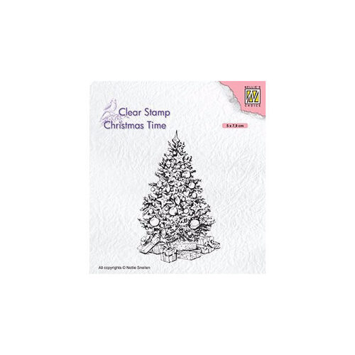 Nellie Snellen Christmas Time Clear Stamp - Christmas Tree CT035